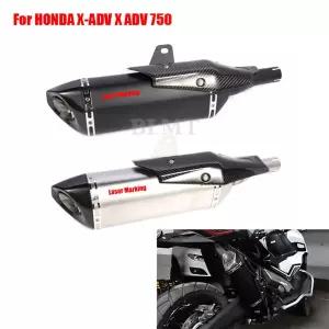 오토바이 배기 시스템 중간 연결 파이프 카본 파이버 머플러 DB 킬러 슬립온 XADV 750 X ADV 750 X-ADV750