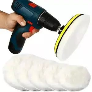 5가지 사이즈 75180mm 울 폴리싱 자동차 광택 버핑 도색 관리 패드 세차 용품