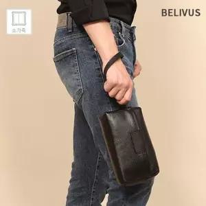 빌리버스 남자 가죽 클러치 미니 손가방 보조 BJI222 클러치 남자클러치백 남성클러치백