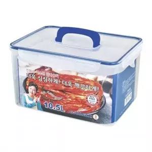 밀폐용기 10.5L 52호 냉장고용기 반찬통 직사각 국민 김치통 찬통