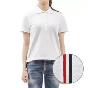 [톰브라운] 카라 반팔 티셔츠 157173342