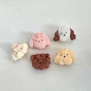 별다꾸 머랭 쿠키 발렌타인데이 선물 강아지 댕댕이 단추 신발 꾸미기 입체 세트 악세사리 (35130982)
