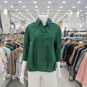 셔츠카라 블라우스 V3F2BL25GN 684402