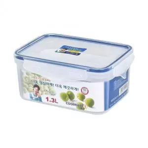 밀폐용기 1.3L 냉장고용기 김치통 국민 직사각 찬통 반찬통 4 1호