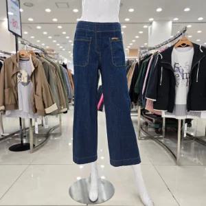와이드 데님팬츠 V3F2SL35GN 684312