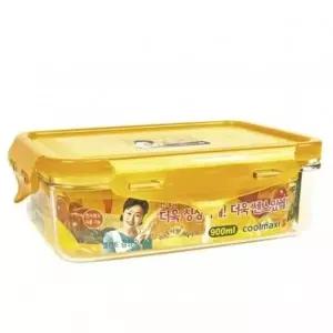 밀폐용기 900ml 쿨맥시3 반찬통 직사각 냉장고 찬통 유리반찬통