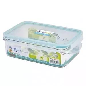 밀폐용기 520ml 직사각 냉장고 찬통 트라이탄 반찬통 유리반찬통