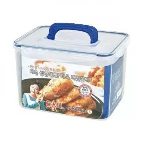 밀폐용기 6.3L 냉장고 직사각 반찬통 1P 정리 쿨맥시 유리반찬통