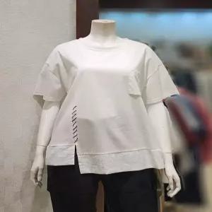 벨라디터치 V3F2TS46 언발란스 슬릿 티셔츠 P003652792 684042