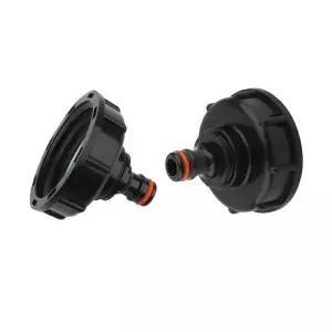 1/2 3/4 IBC 탱크 어댑터 정원 물 커넥터 60mm 거친 스레드 교체 밸브 피팅 부품