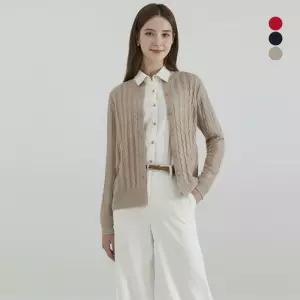 엘루아 최초가99,000 케이블 카디건 3종택11334532