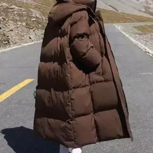 여학생롱패딩 여자 가성비 보세 기장 긴 롱 패딩 점퍼 패션 스타일