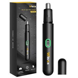 정밀 콧털제거 면도기 트리머 360 안전하고 효율적인 전기 트리밍 USB 충전식 방수 코귀눈썹수염 면도기