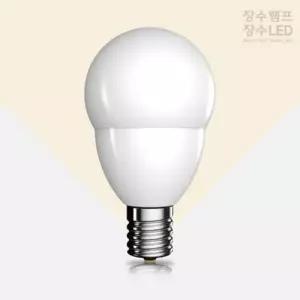 인지구 장수램프 LED 미니 크립톤 주광색 소형다마 5W E17