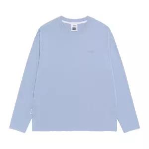 N265UTS901 수피마 세미오버핏 긴팔 티셔츠 STORM BLUE
