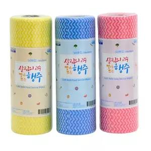 주방 빨아쓰는 일회용 행주 타올 1롤 50매 일회용행주 빨아쓰는키친타올