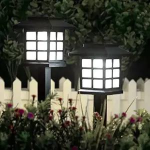 PL 오리지널 LED 정원등 (솔라가든) LED 태양광 정원등 2개입 H-4(백색)