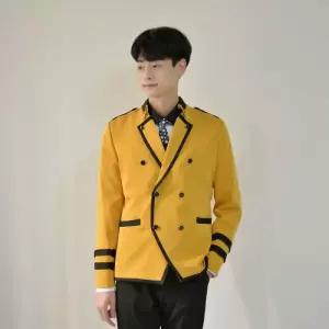 옐로우 네이비라인 자켓(남자) 교복마이 교복자켓
