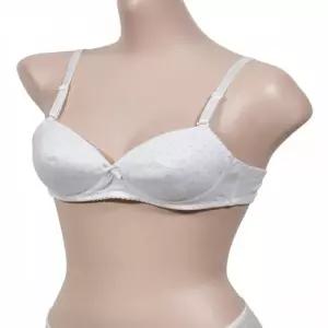 하트패턴 노와이어 학생브라 A컵 2단계 청소년속옷
