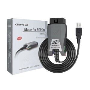 VGATE VLINKER FS USB FORSCAN OBD2 코드 도구 리더 어댑터 자동 어댑터, /MS-CAN 진단 스캐너 와이어 스위치, 및 HS