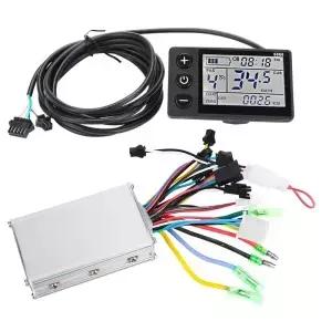 24V 36V 48V 250W 350W 전기 자전거 컨트롤러 13A LCD 디스플레이 패널이 있는 브러시리스 키트