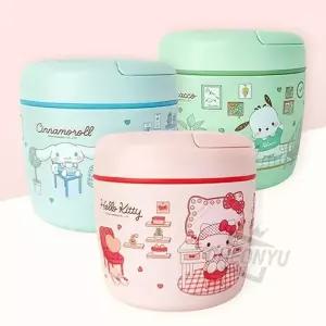 산리오 스텐 2단 도시락통 보온도시락 970ML