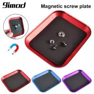 9IMOD RC 알루미늄 합금 마그네틱 스크류 트레이 플레이트 스토리지 비행기 자동차 보트 크롤러 모델 수리
