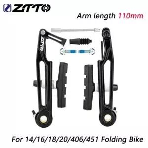 ZTTO 경량 V 110mm 롱 림 412 개조 14 16인치 406 451 접이식 자전거