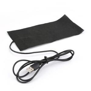USB 5V 전기 난방 패드 카본 열 시트, 따뜻한 겨울 의류, 야외 천 재킷 조끼 부품, 10x20cm