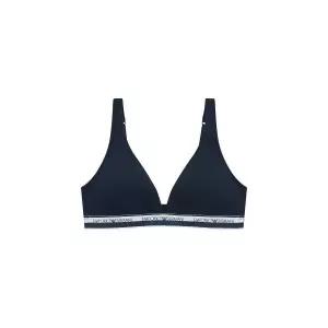 매장정품 EMPORIO ARMANI UNDERWEAR 엠포리오 아르마니 언더웨어 여성 로고 라인 밴딩 트라이앵글 브라_마