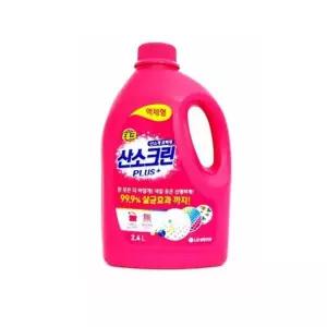테크 산소 크린플러스 2.4l 액체형 세탁세제 생활용품 생활잡화 욕실용품