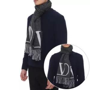 [롯데백화점]발렌티노 24FW 남성 V 로고 울 캐시미어 머플러 5Y2ER033 DMA ZJB 24F