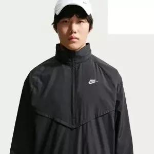 [나이키]윈드러너 남성 경량 하프 집업 재킷 IF3391 010 LE1221367192