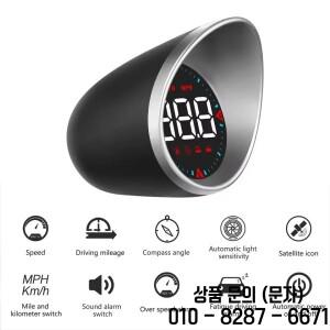 신제품 HUD G5 헤드업 디스플레이 과속 경보 디지털 대시보드 GPS 스마트 속도계 모든 차량용 MPH 나침반