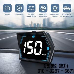 유니버설 자동차 LED 디지털 속도계 MPH 헤드업 디스플레이 주행 거리계 과속 경보 GPS HUD 게이지 G20