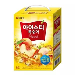 담터 아이스티 복숭아 80T
