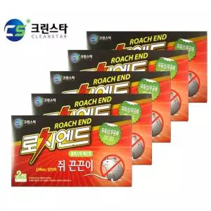 크린스타 쥐끈끈이 패드형 2개입 5팩 끈끈이 파리끈끈이 바퀴끈끈이
