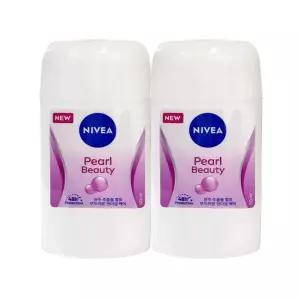 [니베아] 펄 앤 뷰티 스틱 데오드란트 50ml x2