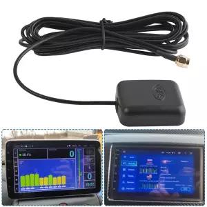 차량용 GPS 안테나 SMA 커넥터 3 케이블 GPS 수신기 자동차 항공 어댑터 카 내비게이션 카메라 플레이어 위