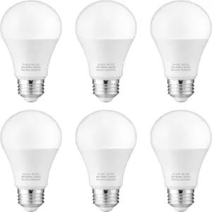 KEIVO 12V LED 전구 60W 등가 AC/DC 12-24 저전압 따뜻한 흰색 3000K A19 9와트 800루멘 E26 스탠다드
