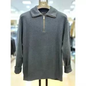 [바쏘옴므] 세이브존03 바쏘옴므 24FW 블렌드 와플 반집업 니트 WSAGY4WN52AA (S30415385)
