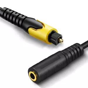 192KHz DAC 광-3.5mm 변환기 오디오 케이블에서 AUX 어댑터로 SPDIF 디지털에서 아날로그 단방향으로 TV
