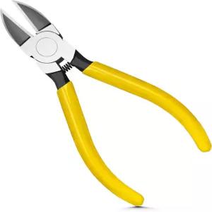 한펙스 6인치 와이어 커터 - 스프링이 플라이어 DIY 및 도구 제작 초단면 전기 정밀 절단 작업 플러시 보석