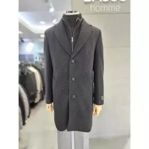 [바쏘옴므] 세이브존03 바쏘옴므 남자 겨울 블랙 블렌드 밍크 FUR 에리 코트 WSAG (S39632050)