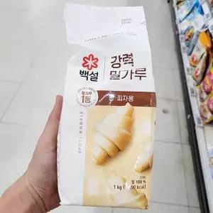 백설 강력 밀가루 빵 피자용 1kg