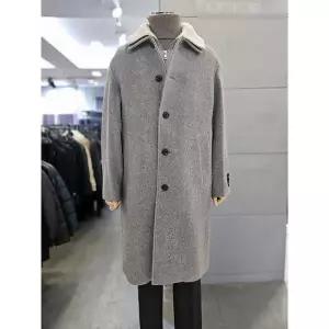 [바쏘옴므] 세이브존03 바쏘옴므 남성 겨울 베이지 울 오버핏 발마칸 롱 코트 WSA (S41505507)