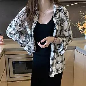 봄긴팔 체크 셔츠 이 오피스 데일리 코디 옷쇼핑몰