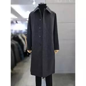 [바쏘옴므] 세이브존03 바쏘옴므 남성 차콜 울 발마칸 롱 코트 WSAGZ4CJ21A (S41932817)