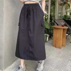스트릿 무드 카고 아무 롱스커트 S-1004946 데일리룩