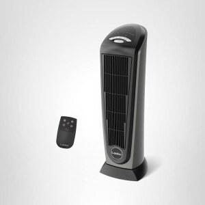 리모컨 온도 조절기 타이머 광범위 진동 Lasko 1500W 세라믹 타워 공간 히터 실내용 휴대용 전기 침실 거실 751320